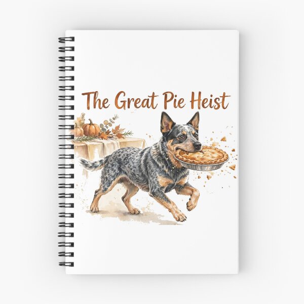 Item preview, The Great Pie Heist T-Shirt, Funny Blue Heeler Thanksgiving Shirt, Dog Stealing Pie Tee designed and sold by LunaAdventurer.