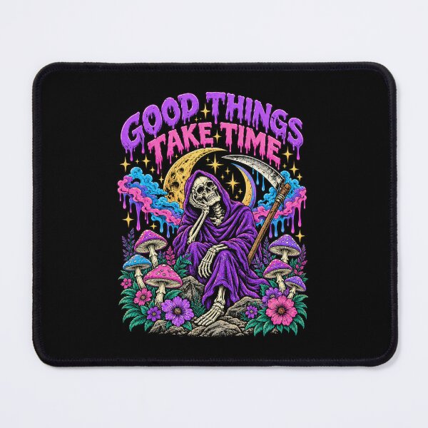 Item preview, Good Things Take Time Skeleton Art designed and sold by TeeARTHY.