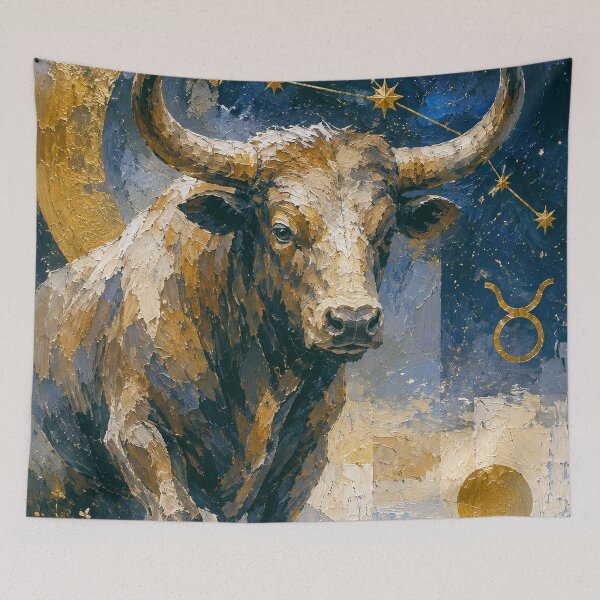 Item preview, Taurus Constellation Painting – Zodiac Inspired Artwork designed and sold by GalleryKauffeld.