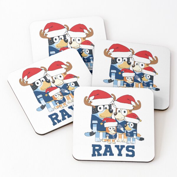 Item preview, Tampa Bay Rayss Bluey Santa Family Christmas Baseball designed and sold by Kleinpixel.