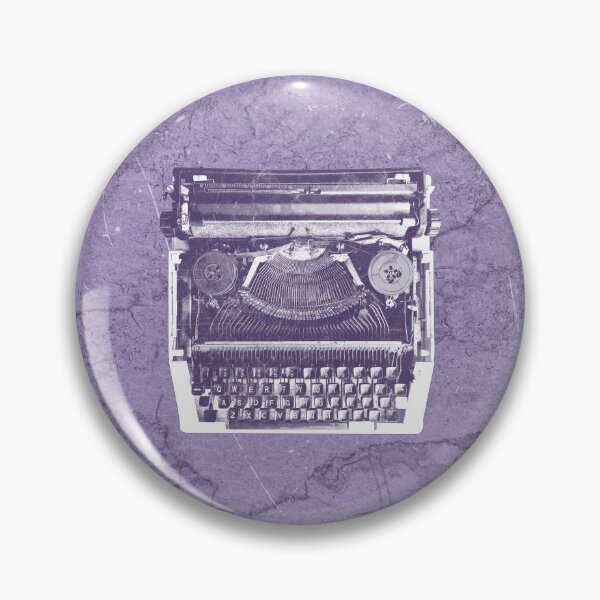 Item preview, Vintage Manual Typewriter Top View Typebars Keys Violet designed and sold by Ghoul Enterprises.