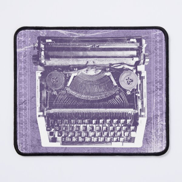 Item preview, Vintage Manual Typewriter Top View Typebars Keys Violet designed and sold by Ghoul Enterprises.