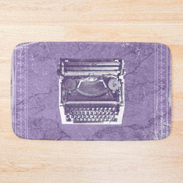 Item preview, Vintage Manual Typewriter Top View Typebars Keys Violet designed and sold by Ghoul Enterprises.