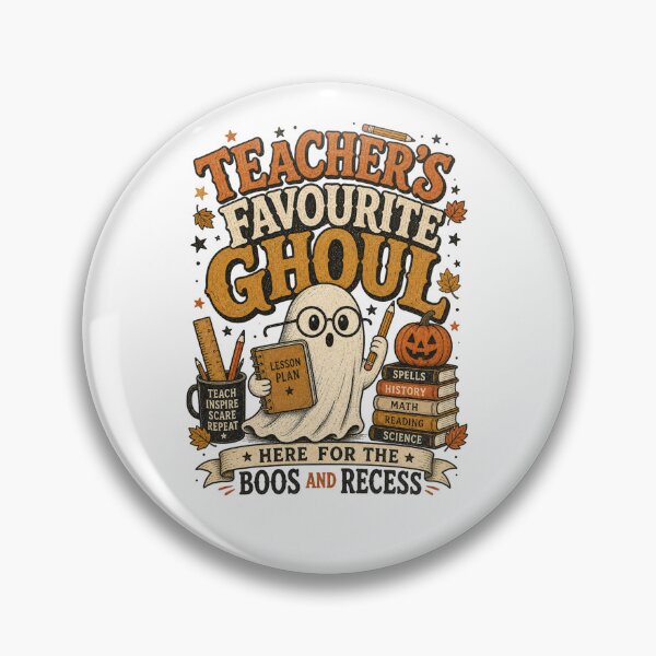 Item preview, Teacher's Favorite Ghoul Halloween Ghost designed and sold by MOSIDRIP™.