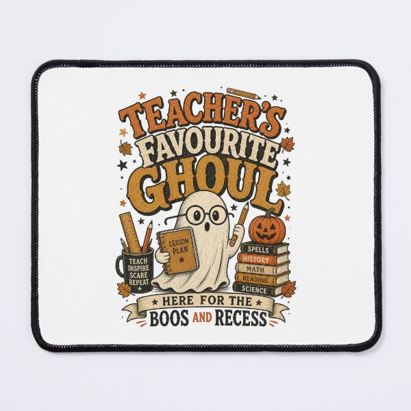 Item preview, Teacher's Favorite Ghoul Halloween Ghost designed and sold by MOSIDRIP™.