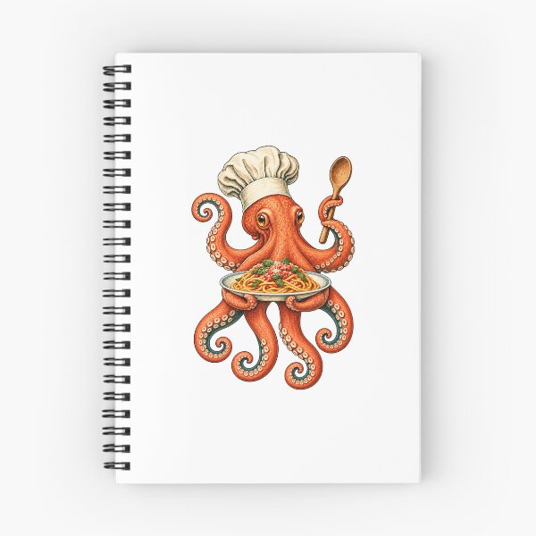 Item preview, Octopus Pasta Chef designed and sold by cybersilverhand.