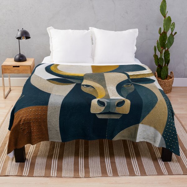 Item preview, Taurus Bull Painting – Modern Zodiac and Astrology Art designed and sold by GalleryKauffeld.
