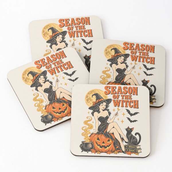 Item preview, Season Of The Witch, Vintage Witch, Retro Halloween Aesthetic, Witchy Autumn Style, Spooky Season Gift designed and sold by Quiajia.