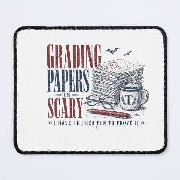 Item preview, Grading Papers Is Scary Teacher Halloween designed and sold by MOSIDRIP™.