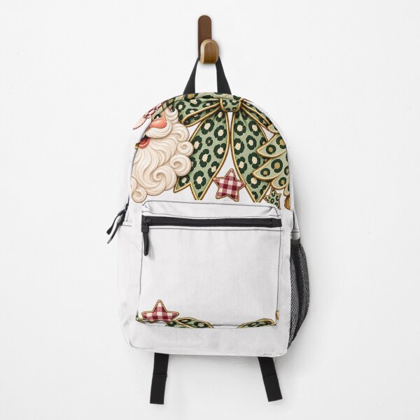 Item preview, Retro Santa And Gingerbread Man Checkered Leopard Christmas Graphic designed and sold by DYALEEZ-XCR.