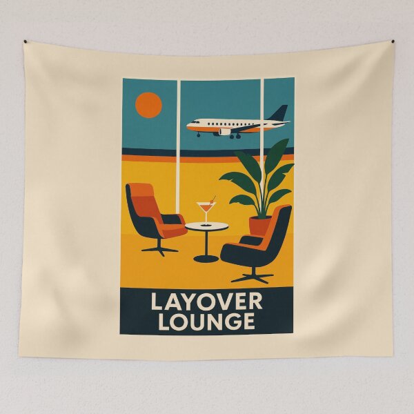 Item preview, Retro Airport Lounge designed and sold by Nadazqa.