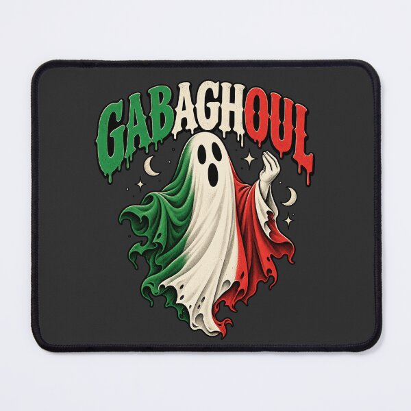 Item preview, Gabaghoul Italian Flag Ghost Retro Halloween Hand Gesture designed and sold by AmiGraph.