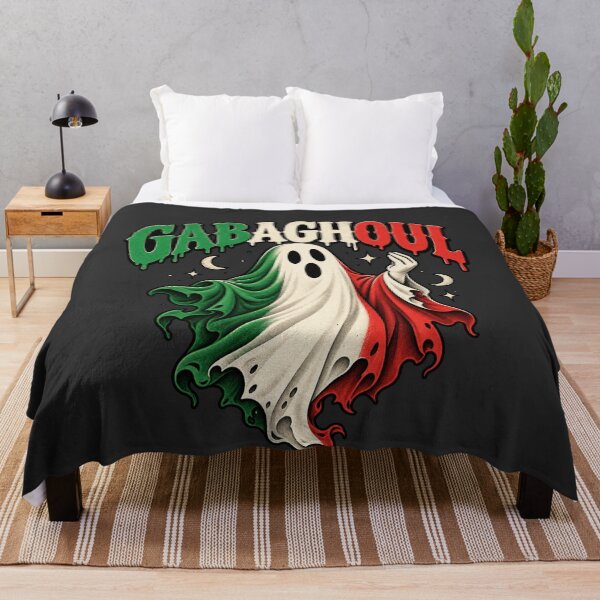 Item preview, Gabaghoul Italian Flag Ghost Retro Halloween Hand Gesture designed and sold by AmiGraph.