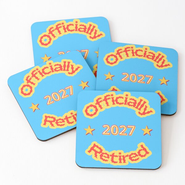 Item preview, Officially Retired 2027 Retro Star Retirement Party Gift Design designed and sold by Evelashop.