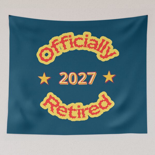 Item preview, Officially Retired 2027 Retro Star Retirement Party Gift Design designed and sold by Evelashop.