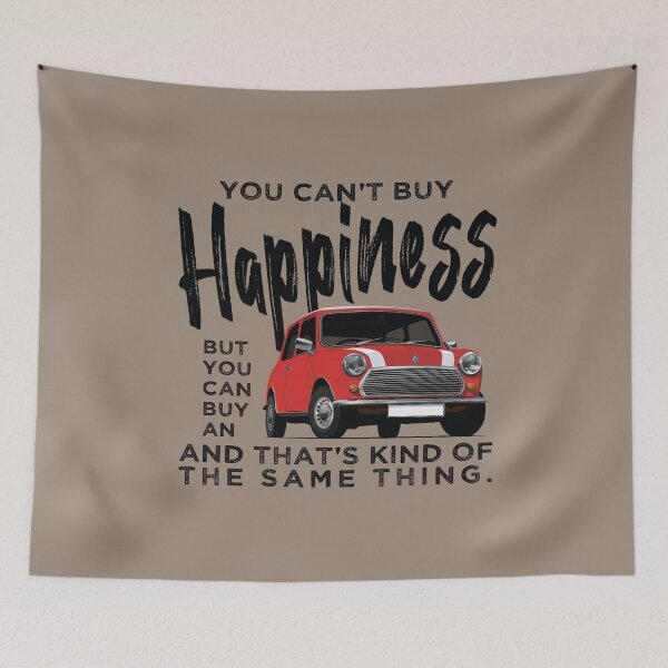 Item preview, Red Austin Seven 'You Can't Buy Happiness' designed and sold by knappidesign.
