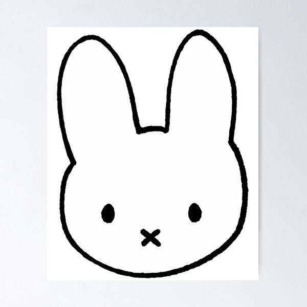 Item preview, Miffy'S Head designed and sold by ryne-binns.
