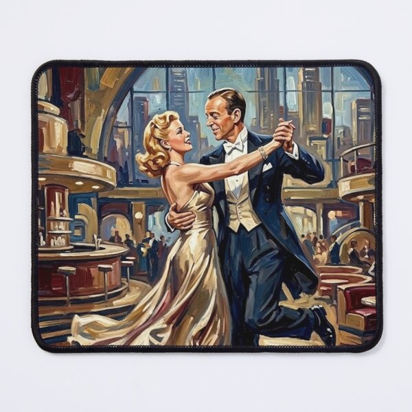 Item preview, Swing Time Musical Comedy Fine Art Tribute designed and sold by Art's Diner.