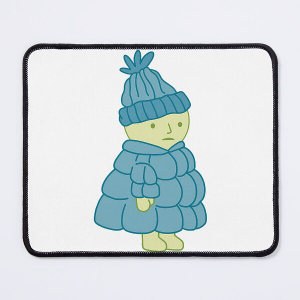 Item preview, Smiski In A Puffer Jacket designed and sold by ryne-binns.
