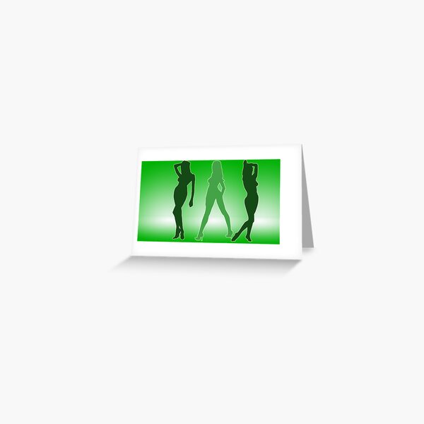 Bond Girls Greeting Card