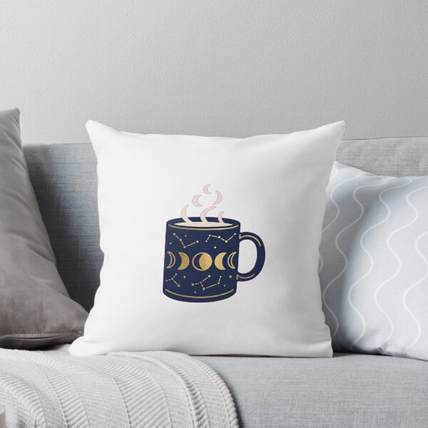 Item preview, Cozy Celestial Tea Mug Winter Solstice Moon Phase Mug designed and sold by AmadeusModern.