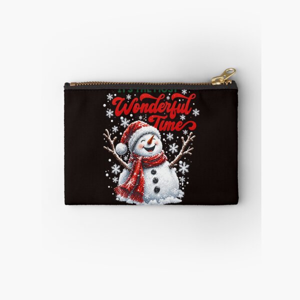 Item preview, It's The Most Wonderful Time Happy Snowman Christmas Graphic designed and sold by DYALEEZ-XCR.