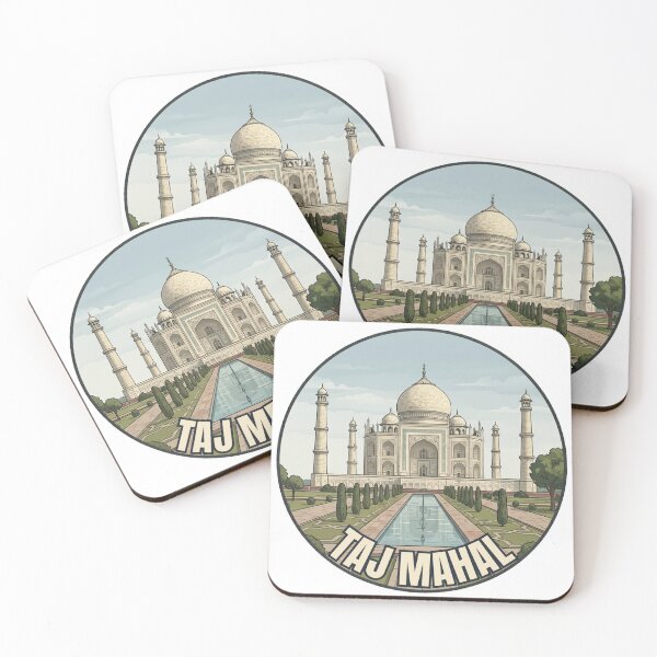 Item preview, Taj Mahal Travel Badge – India Vintage Souvenir designed and sold by DesignMaxa.