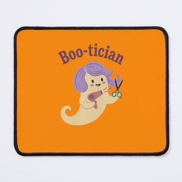 Item preview, Boo-tician Ghost Bringing Halloween Humor to Hair Stylists designed and sold by FreshVibe Prints.
