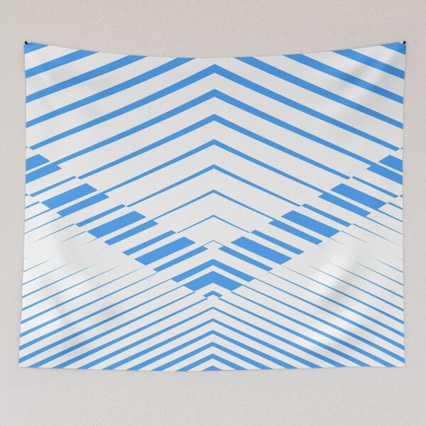 Item preview, chevron blu designed and sold by David Mark Lane.