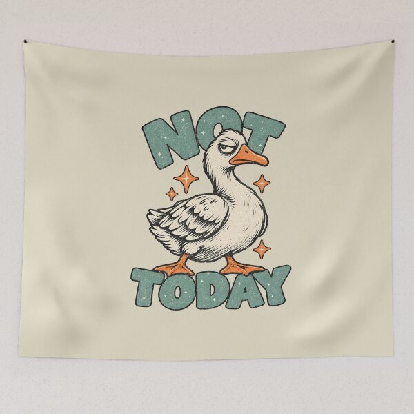 Item preview, Not Today – Grumpy Goose Humor designed and sold by AwesomeBeyondLimits.