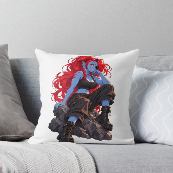 Item preview, Undyne - Chilling on Rock designed and sold by QuixalArts.