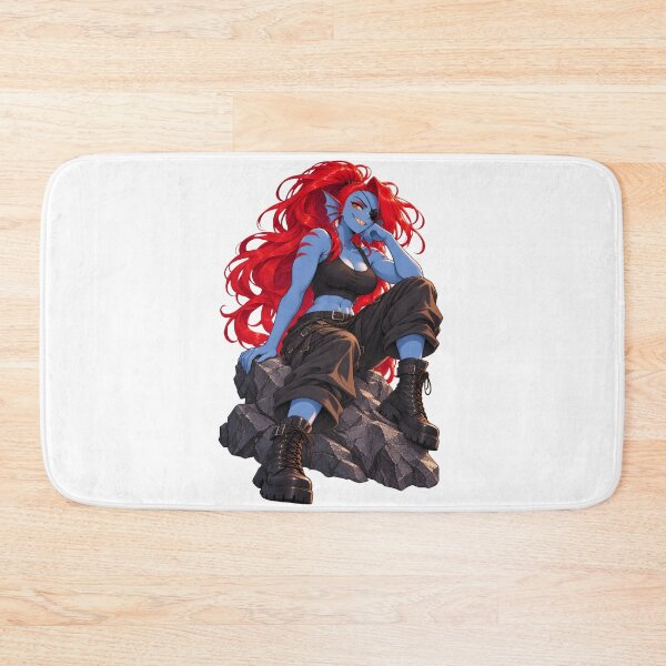 Item preview, Undyne - Chilling on Rock designed and sold by QuixalArts.