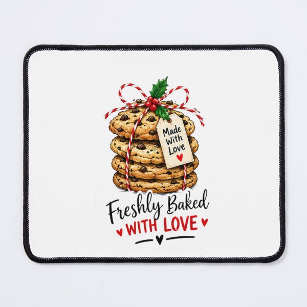 Item preview, Freshly Baked with Love Christmas Cookie Holiday Design designed and sold by FuzionRaptor.
