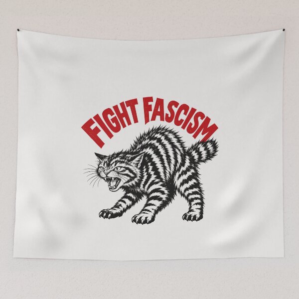 Item preview, Fight Fascism Cat designed and sold by ChezasInspira.