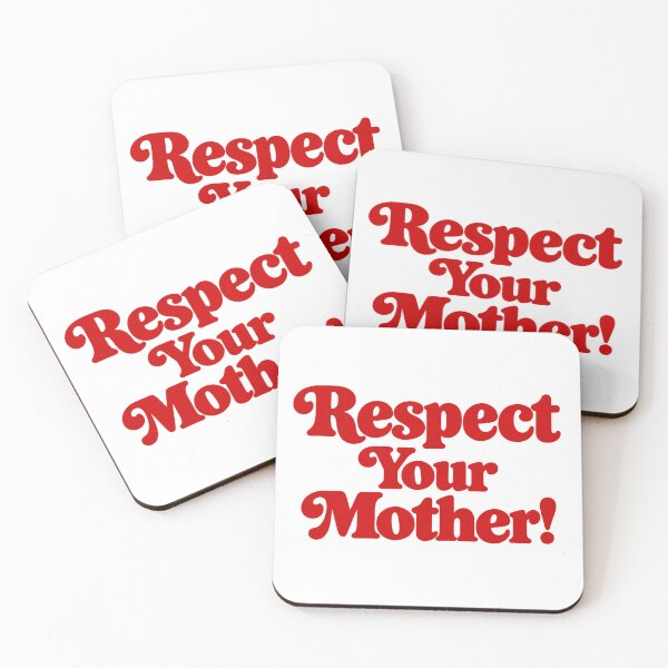 Item preview, Respect Your Mother, Funny Sassy Attitude Quote, Retro Y2K Aesthetic, Cute Sarcastic Humor designed and sold by Quiajia.