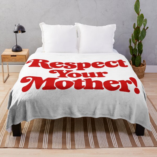 Item preview, Respect Your Mother, Funny Sassy Attitude Quote, Retro Y2K Aesthetic, Cute Sarcastic Humor designed and sold by Quiajia.
