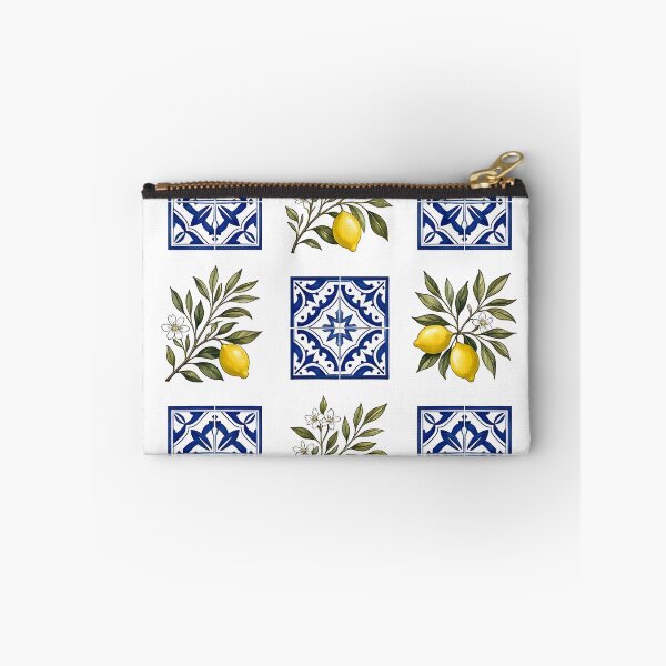 Item preview, Mediterranean Lemon Ceramic Tile Pattern designed and sold by Sybille-Yates.