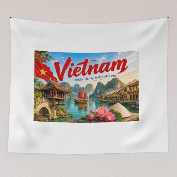 Aperçu de l'œuvre Le Vietnam, une magnifique destination estivale tropicale en Asie ! créée et vendue par GoodPlaceToShop.