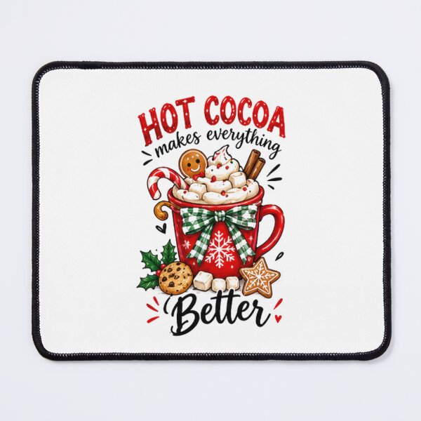 Item preview, Hot Cocoa Makes Everything Better Christmas Quote Design designed and sold by FuzionRaptor.