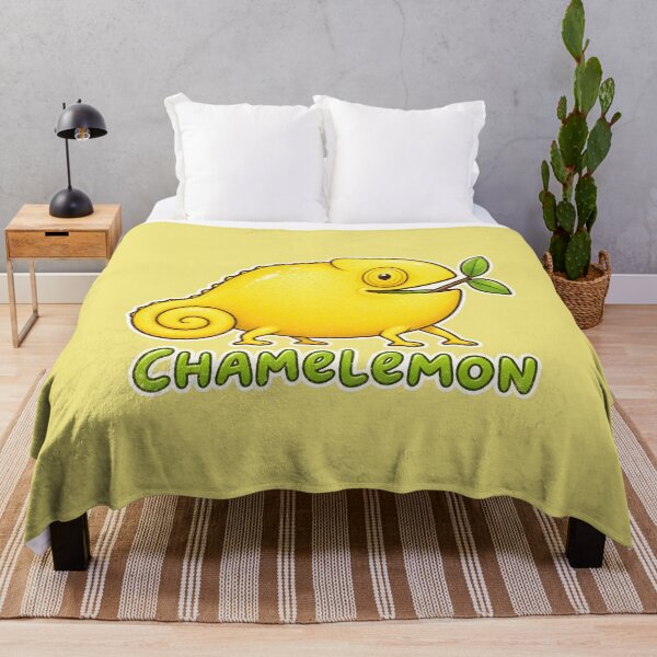 Item preview, Chameleon – Funny Lemon Lizard Pun designed and sold by AwesomeBeyondLimits.