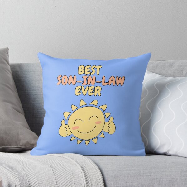 Item preview, BEST SON-IN-LAW EVER Cute Sun Pastel Blue designed and sold by HugSomeNettles.
