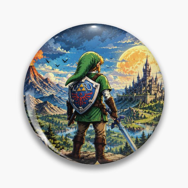 Item preview, Zelda Link Fantasy Kingdom Adventure Sticker designed and sold by Mystic Wild Studio.