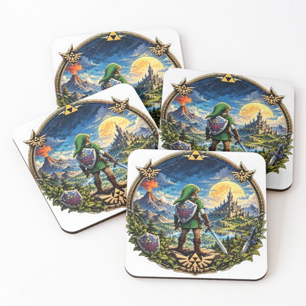 Item preview, Zelda Link Fantasy Kingdom Adventure Sticker designed and sold by Mystic Wild Studio.