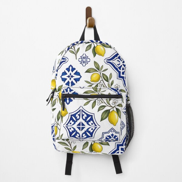 Item preview, Mediterranean Lemon Ceramic Tile Pattern designed and sold by Sybille-Yates.