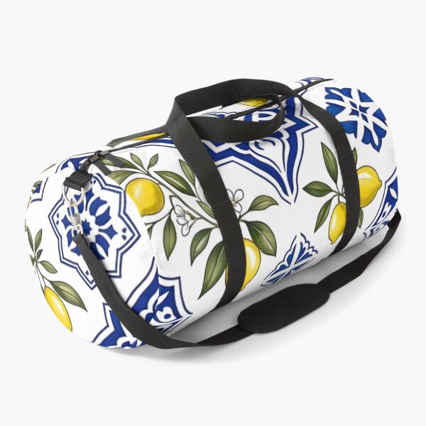 Item preview, Mediterranean Lemon Ceramic Tile Pattern designed and sold by Sybille-Yates.