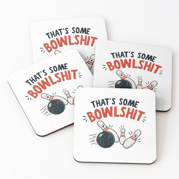 Item preview, That’s Some Bowlshit – Funny Bowling Pun Design designed and sold by CutieGalore.