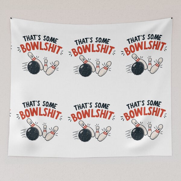 Item preview, That’s Some Bowlshit – Funny Bowling Pun Design designed and sold by CutieGalore.