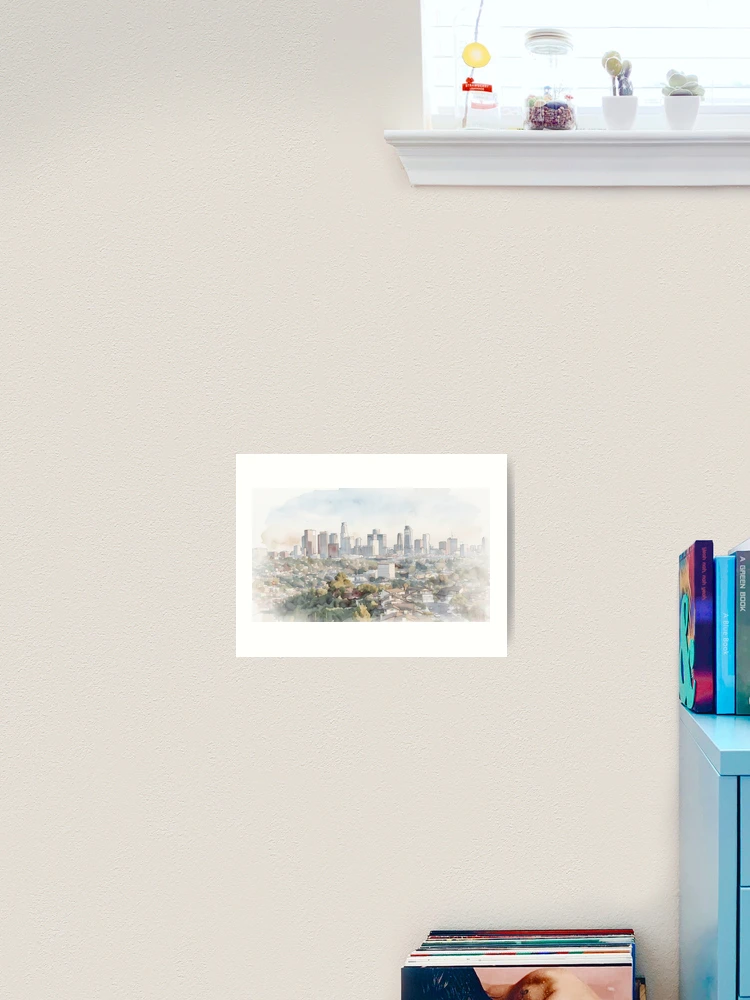Thumbnail 2 of 3, Art Print, Los Angeles Rising designed and sold by RdeB.
