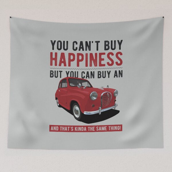 Item preview, Austin A30 / A35 Classic British Car 'You Can't Buy Happiness' designed and sold by knappidesign.