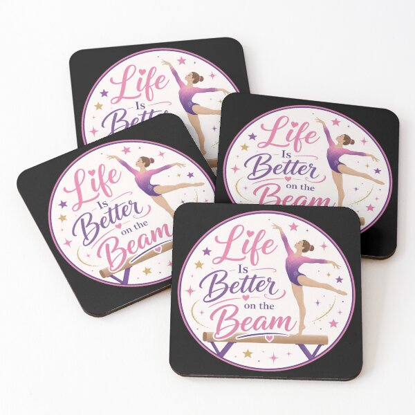 Item preview, Life is Better on the Beam Artistic Gymnastics designed and sold by FlipGymnastics.